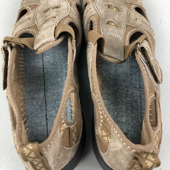 Earth Origins Women's Size 9M Camby Brown Leather Suede Low Casual Sporty Shoes - Picture 14 of 16